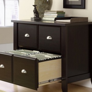 3 Drawer Lateral File Cabinet Black