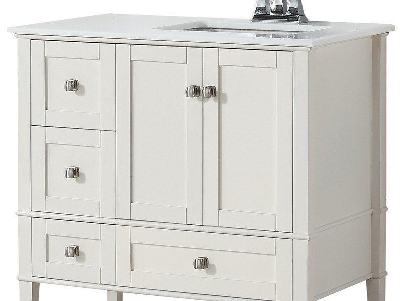 Bathroom Vanity With Right Offset Basin