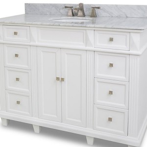 48 Inch White Bathroom Vanity With Top