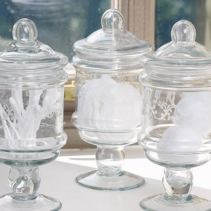 Bathroom Glass Jars With Lids