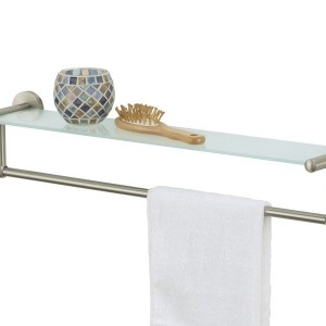 Bathroom Shelves With Towel Bar