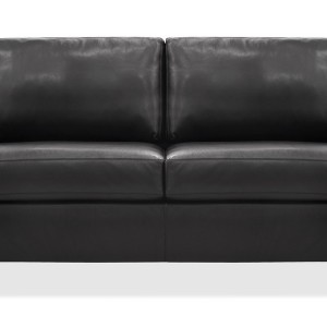 Black Leather Sleeper Sofa Queen