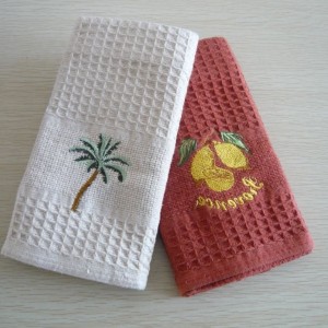 Blank Waffle Weave Kitchen Towels