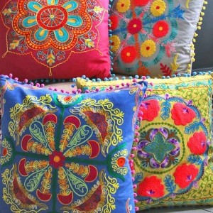 Bohemian Style Throw Pillows