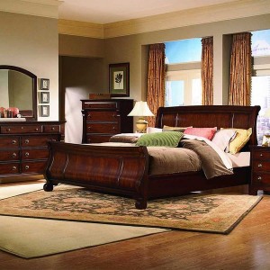 Bookcase Headboard King Bedroom Set