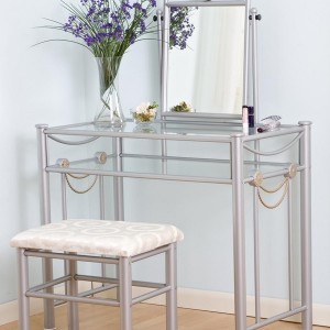 Clear Vanity Table