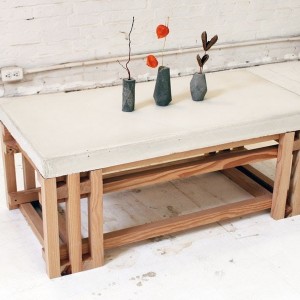 Concrete Kitchen Table Diy