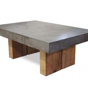 Concrete Top Outdoor Dining Table