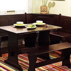 Corner Breakfast Nook Table Set