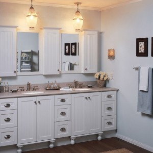 Cottage Style Bathroom Vanity White