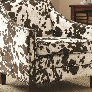 Cow Print Accent Chair