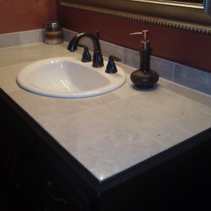 Custom Vanity Top With Sink