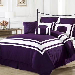 Dark Purple Bedding