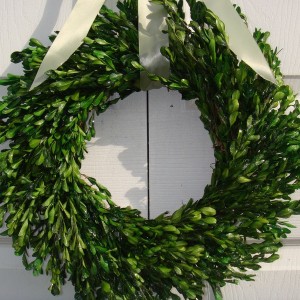 Faux Boxwood Wreath