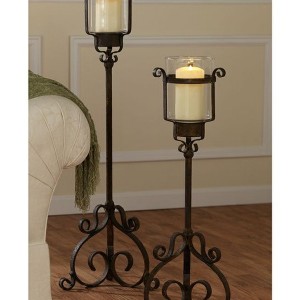 Floor Hurricane Candle Holder Stands