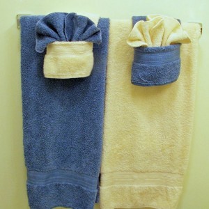 Folding Decorative Towels For Bathroom