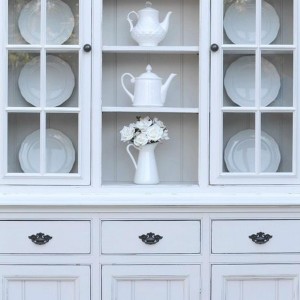 French Provincial Kitchen Buffet And Hutch