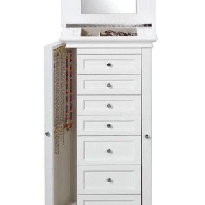 Jewelry Armoire White