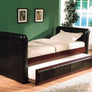 King Sleigh Bed With Drawers