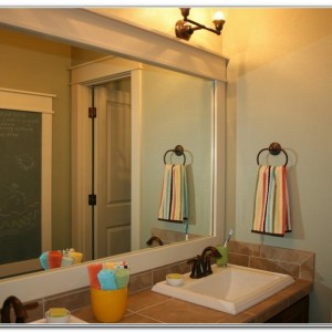 Large Framed Bathroom Mirrors