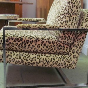 Leopard Print Accent Chair Furniture