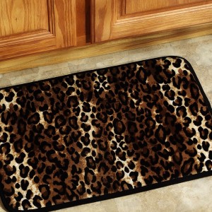 Leopard Print Kitchen Rugs