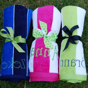 Monogrammed Beach Towels For Adults