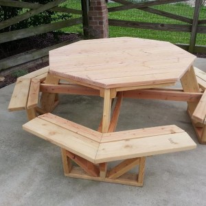 Octagon Patio Table