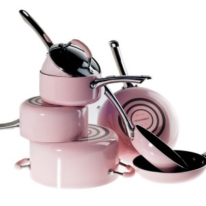 Pink Pots And Pan Set