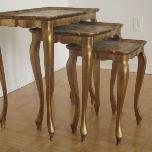 Pottery Barn Nesting Tables Wood