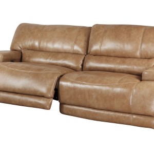 Power Reclining Leather Sofa