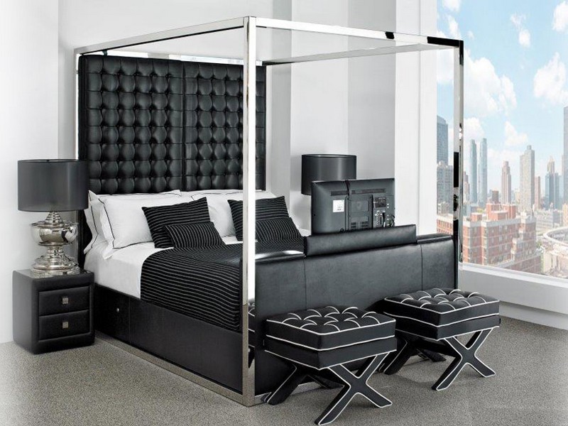 Queen Size Bed With Tv In Footboard