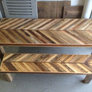 Reclaimed Barn Wood Kitchen Table