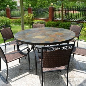 Slate Patio Table