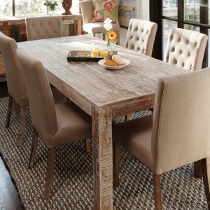 Exciting Reclaimed Teak Dining Table Design Small Dining Room Interior