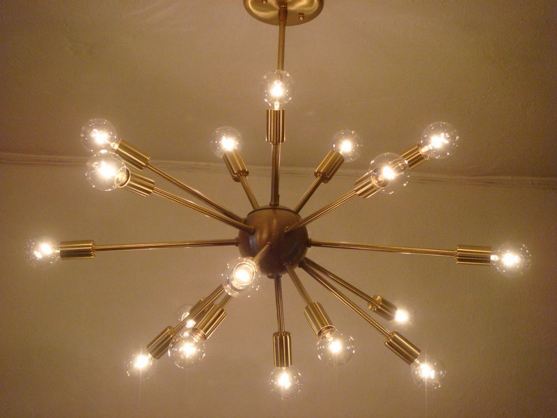 5 Ft Sputnik Light Fixture For Living Room
