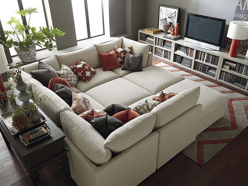 square leather sectional sofa