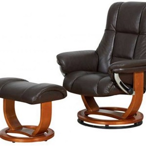 Swivel Recliner Chair With Ottoman