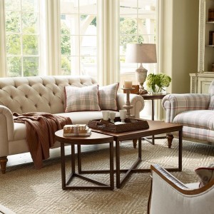 Tufted Sofa Set