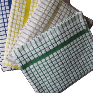 Waffle Weave Kitchen Towels White