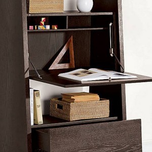 West Elm Bookcase Secretary Desk