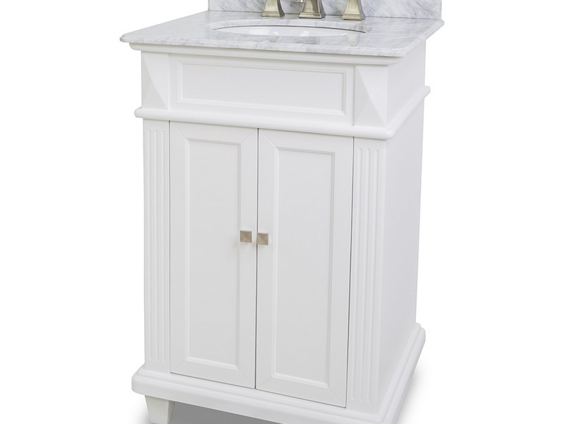 24 Inch White Bathroom Vanity Without Top