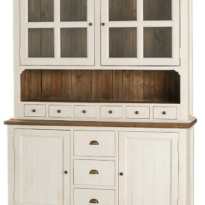 White Buffet And Hutch