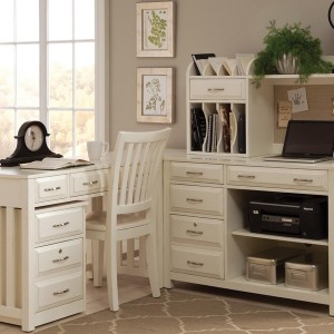 White File Cabinet Desk