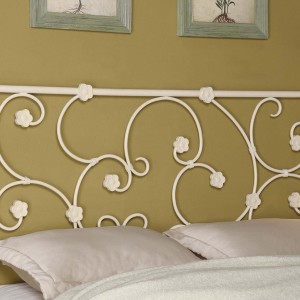 White Iron Headboard Ikea