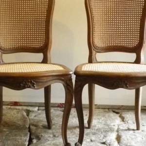 Wicker Back Dining Room Chairs