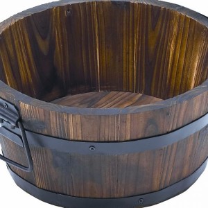 Wooden Barrel Planters Ireland